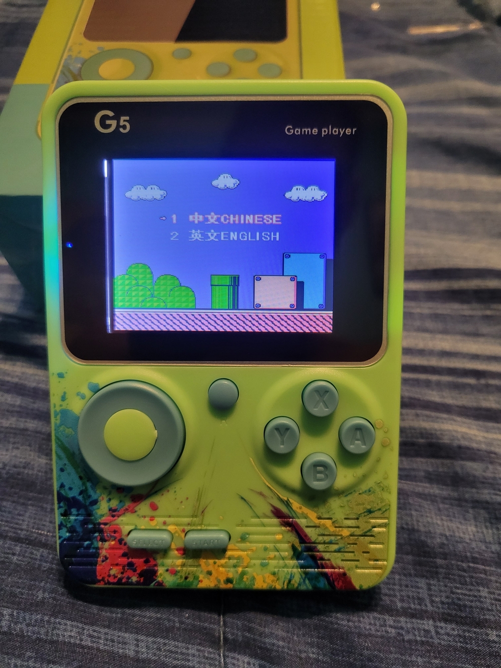 Retro Handheld Game Player - Green